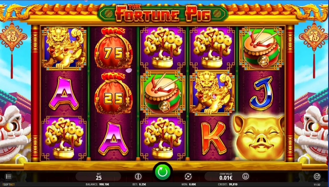 slot porquinho da sorte, Fortune Pig, grandes bônus